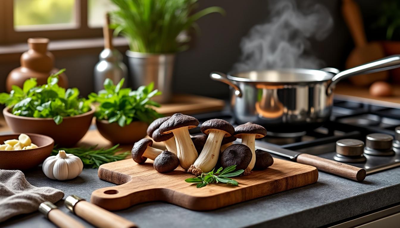 découvrez comment préparer facilement les trompettes de la mort avec nos astuces pratiques et recettes gourmandes. apprenez à cuisiner ce champignon délicieux pour sublimer vos plats en toute simplicité.