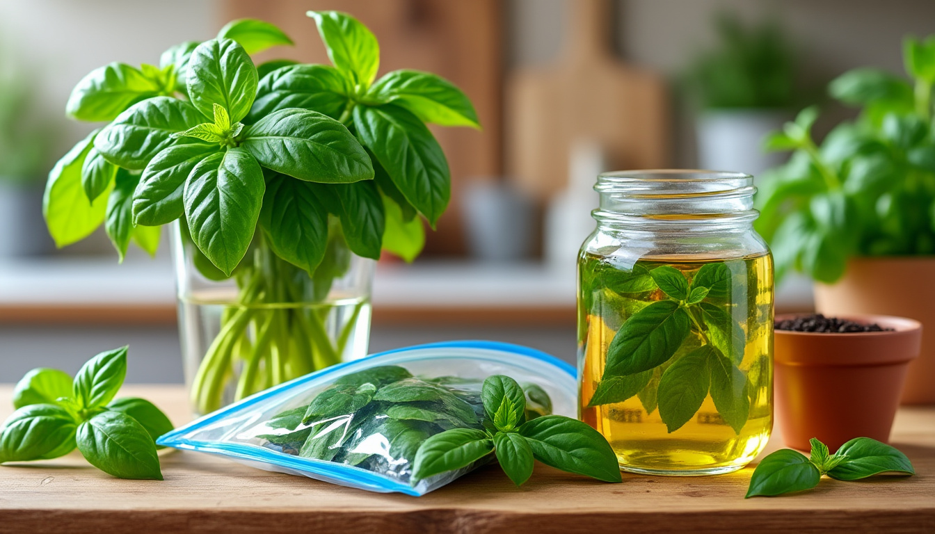découvrez nos astuces simples et efficaces pour conserver le basilic frais plus longtemps. apprenez à préserver sa saveur et sa fraîcheur avec des conseils pratiques et faciles à appliquer au quotidien.