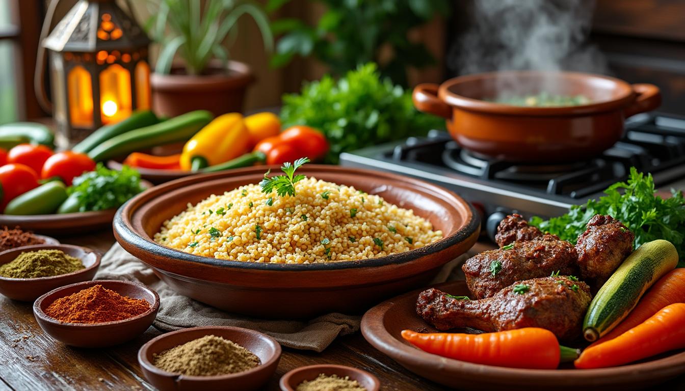 découvrez comment préparer un couscous traditionnel avec nos étapes détaillées et astuces pratiques. réalisez facilement un plat savoureux et authentique qui ravira vos convives !