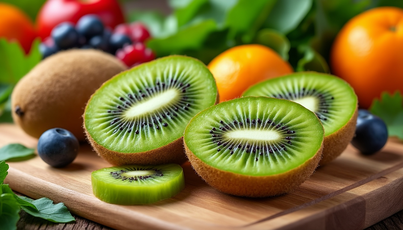 découvrez le nombre de calories dans un kiwi ainsi que ses bienfaits nutritionnels essentiels : vitamines, fibres, antioxydants et atouts pour la santé au quotidien.