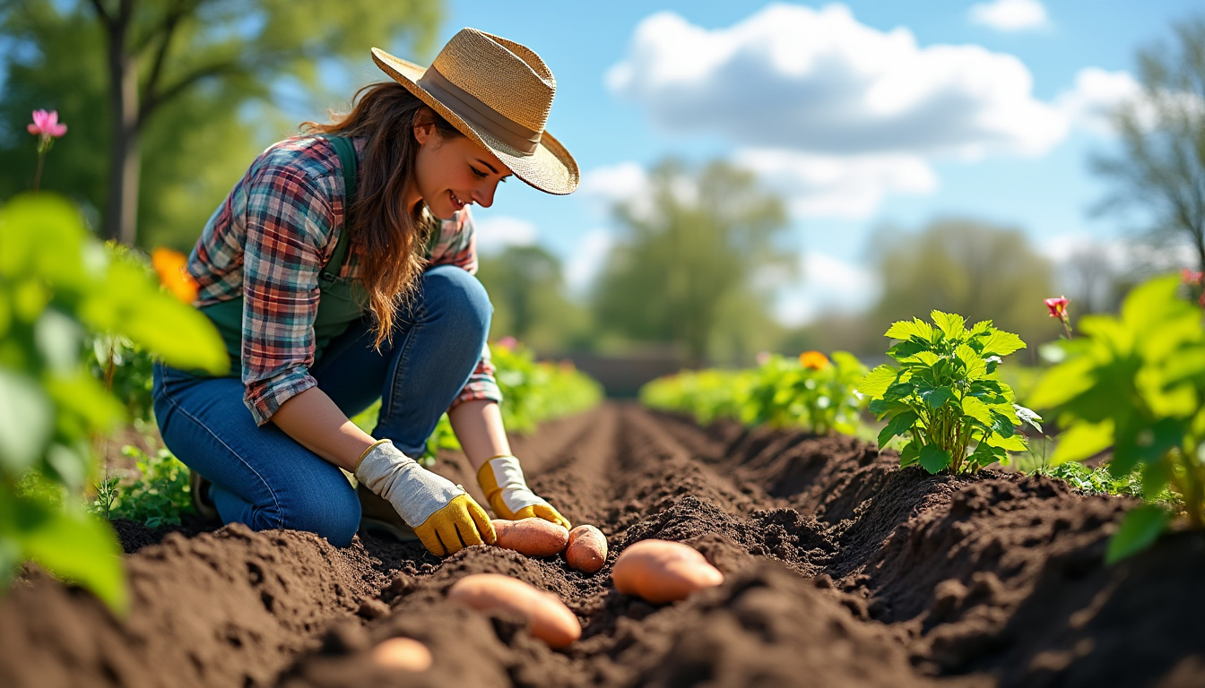 découvrez quand et comment planter des patates douces pour obtenir une récolte abondante. suivez nos conseils pratiques de plantation, d’entretien et de récolte pour réussir facilement vos patates douces au potager.