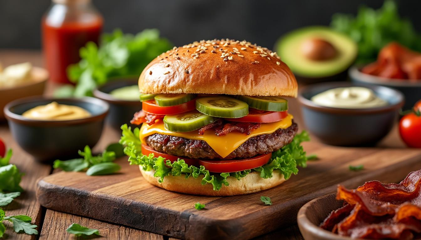 découvrez comment préparer un burger maison savoureux et original grâce à nos astuces simples et ingrédients frais pour régaler vos papilles.