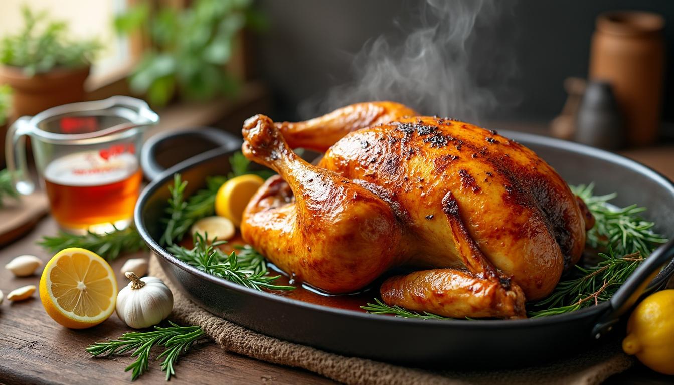 découvrez comment préparer un jus de poulet au four savoureux et simple grâce à notre guide étape par étape, pour régaler toute la famille facilement.