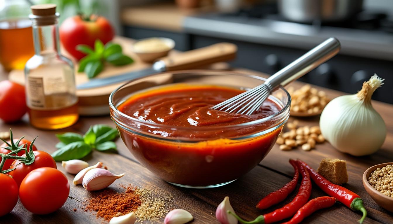 découvrez comment préparer une sauce barbecue maison savoureuse avec notre recette simple et rapide. parfaite pour accompagner vos grillades et régaler vos invités.