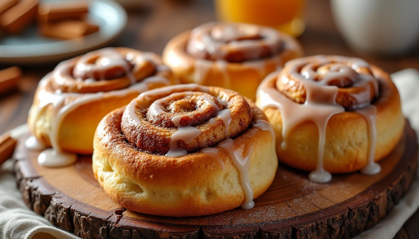 découvrez notre recette facile de cinnamon rolls maison, moelleux et savoureux, pour un délicieux goûter fait maison en toute simplicité.