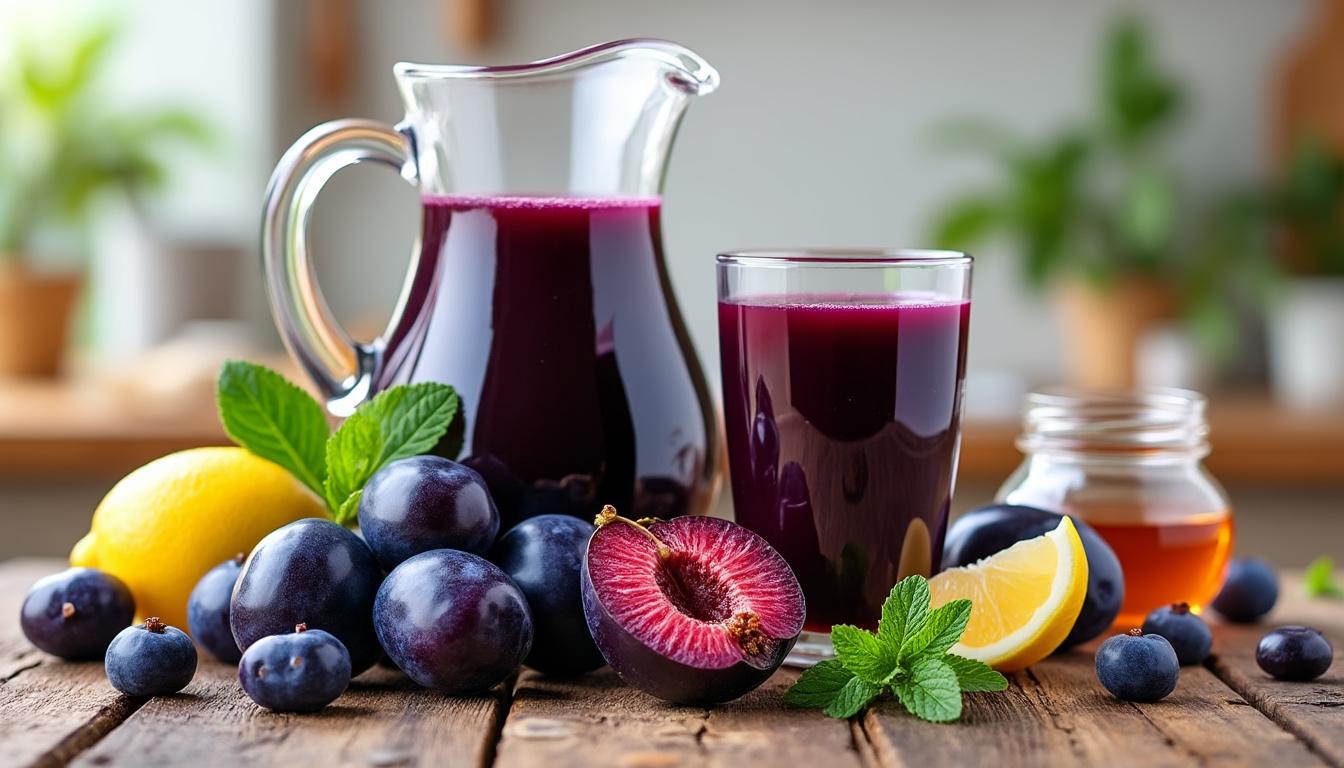 découvrez comment préparer un jus de pruneaux sain et savoureux avec notre guide simple et rapide. profitez des bienfaits naturels des pruneaux dans une boisson délicieuse et nutritive.