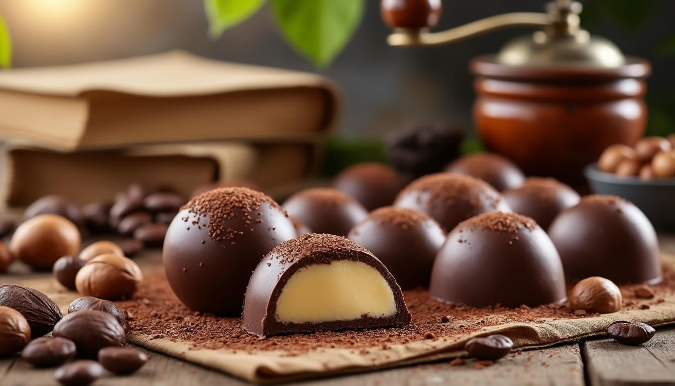 explorez l'univers délicieux du gianduja, découvrez ses origines passionnantes et laissez-vous séduire par son histoire gourmande.