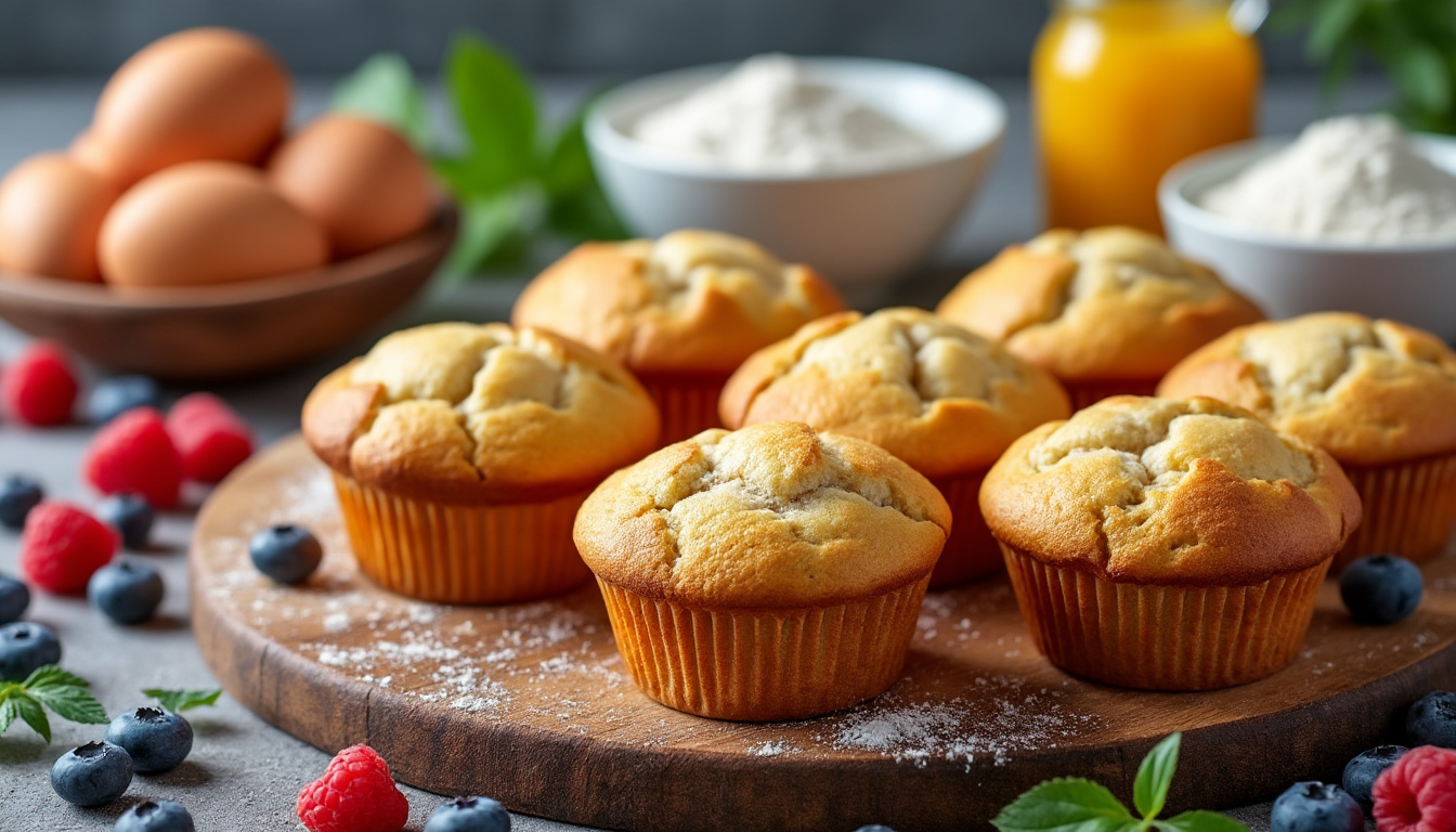 découvrez notre recette facile pour préparer des muffins moelleux et savoureux, parfaits pour toutes les occasions. suivez les étapes simples et appréciez un délicieux goûter fait maison.