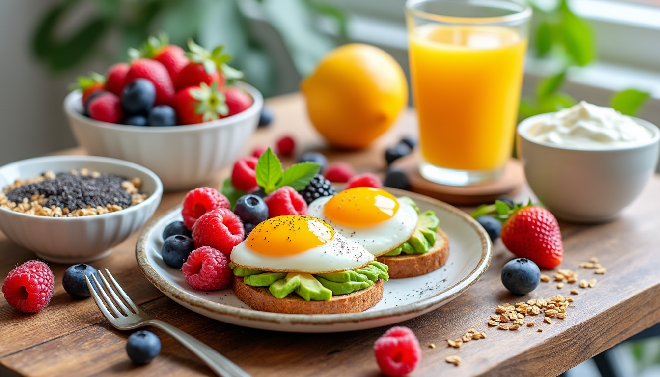 découvrez quoi manger au petit déjeuner pour bien démarrer la journée avec énergie et vitalité grâce à des choix sains et équilibrés.
