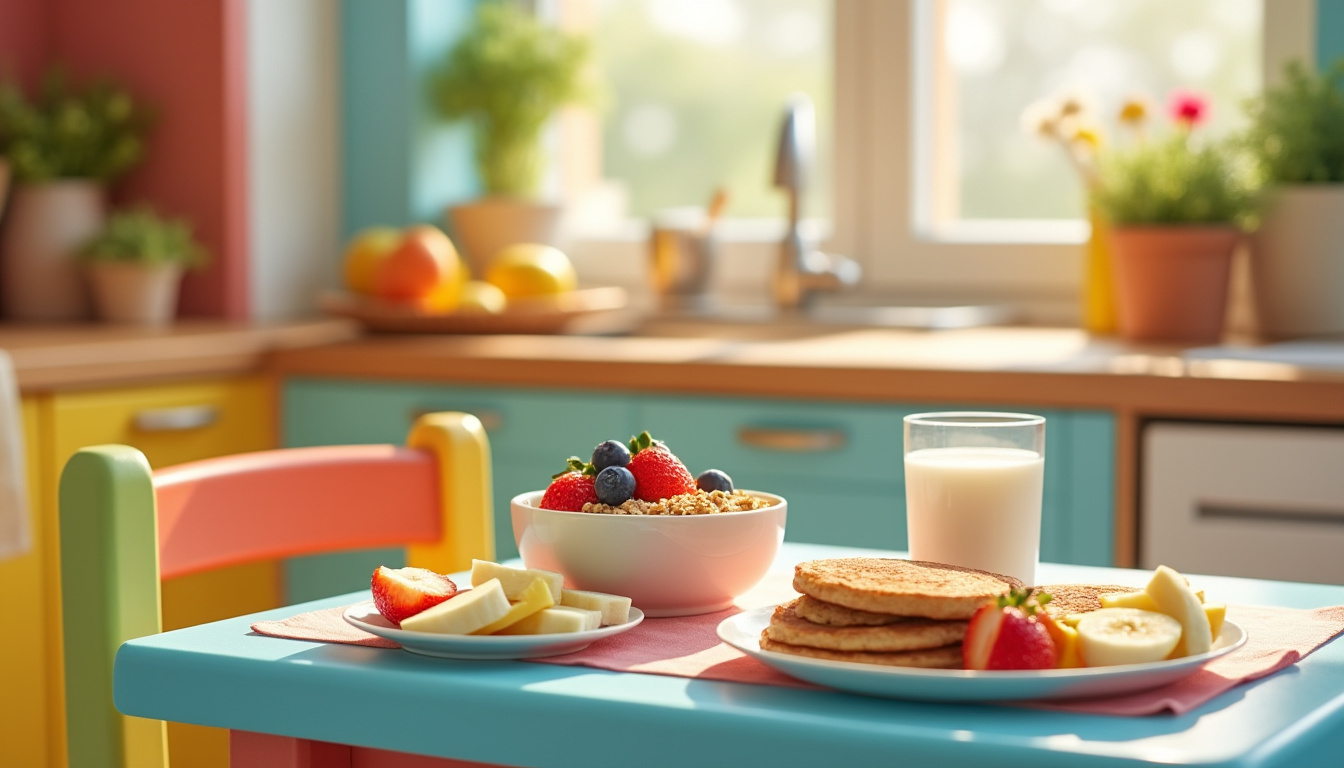 découvrez quel petit déjeuner équilibré et adapté offrir à un enfant de 3 ans pour bien commencer sa journée.