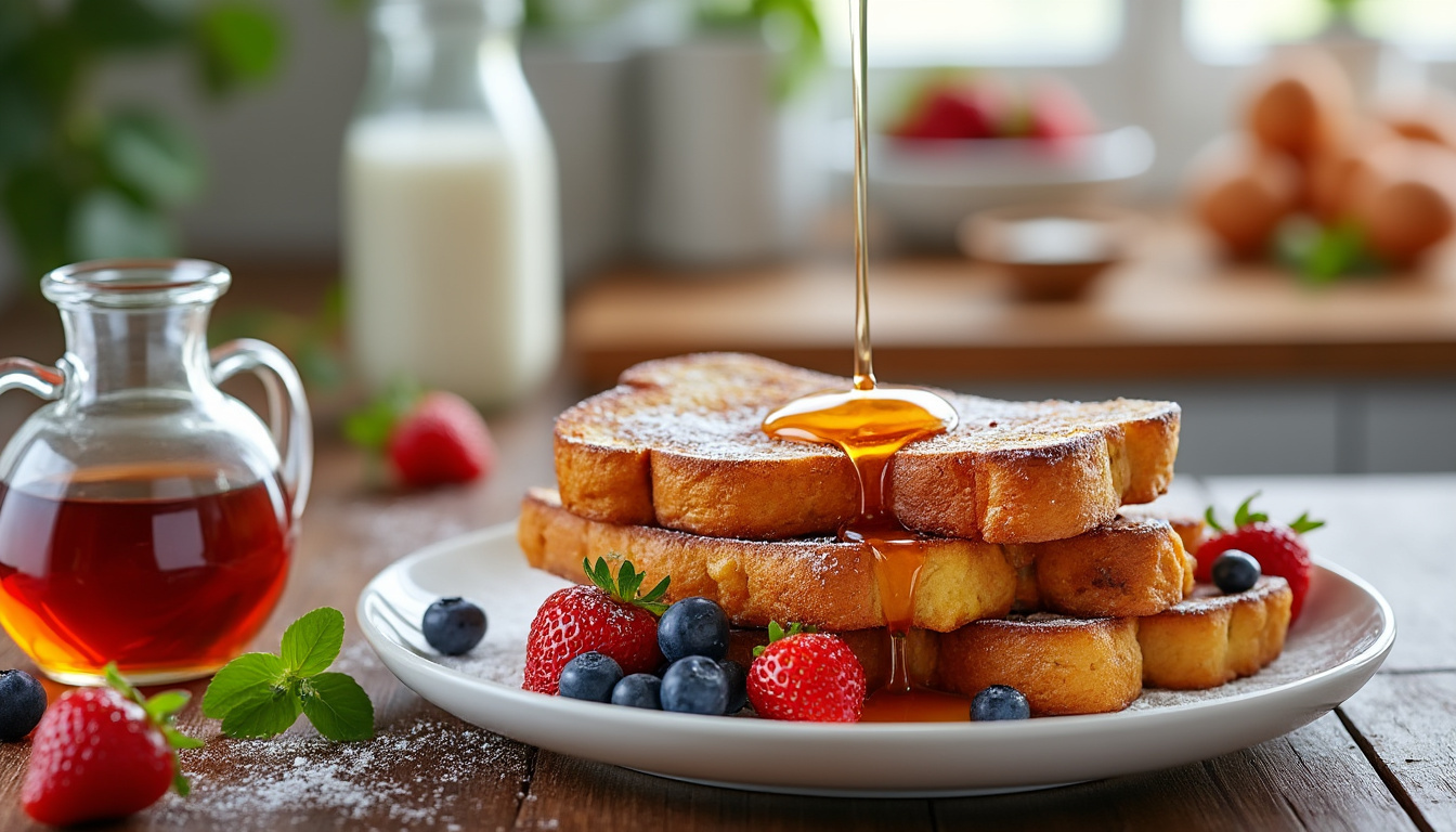 découvrez une recette simple et rapide pour réussir un délicieux pain perdu maison, parfait pour un petit-déjeuner gourmand ou un dessert facile.