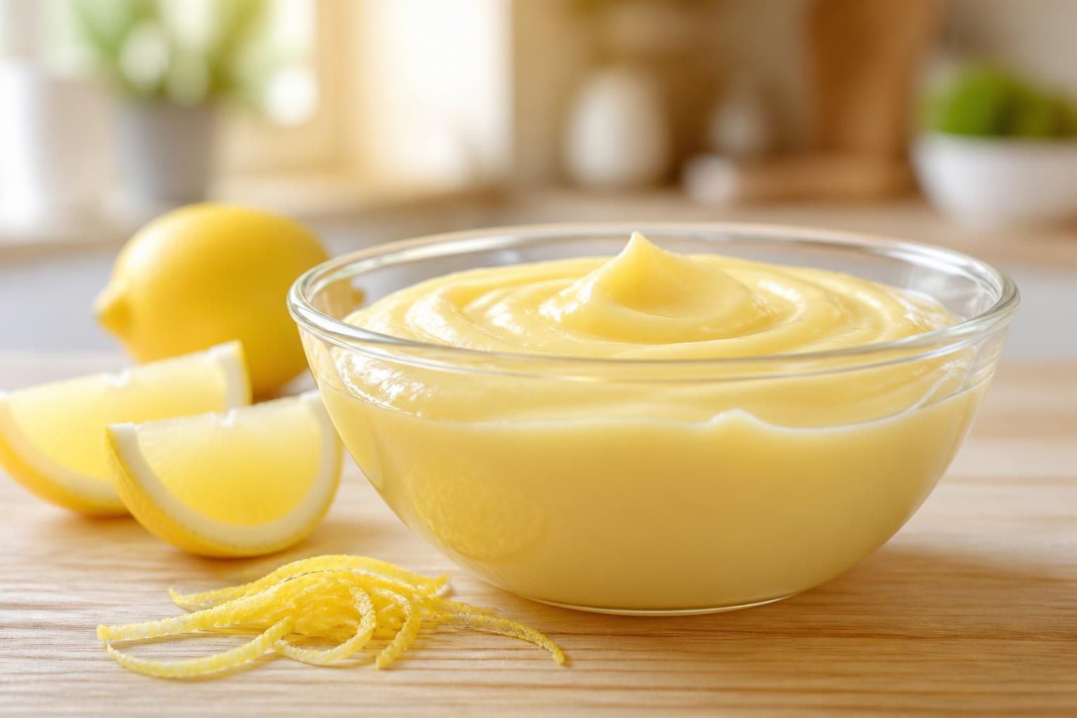 découvrez une crème au citron facile et rapide à préparer, sans œufs ni complications, idéale pour un dessert léger et savoureux.