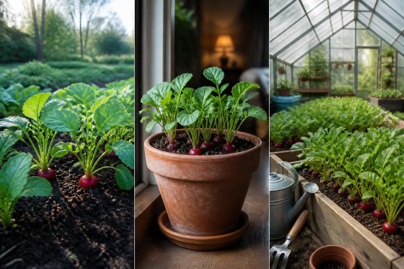 découvrez quand planter des radis en pleine terre, en pot ou sous serre selon la saison pour une récolte optimale toute l'année.