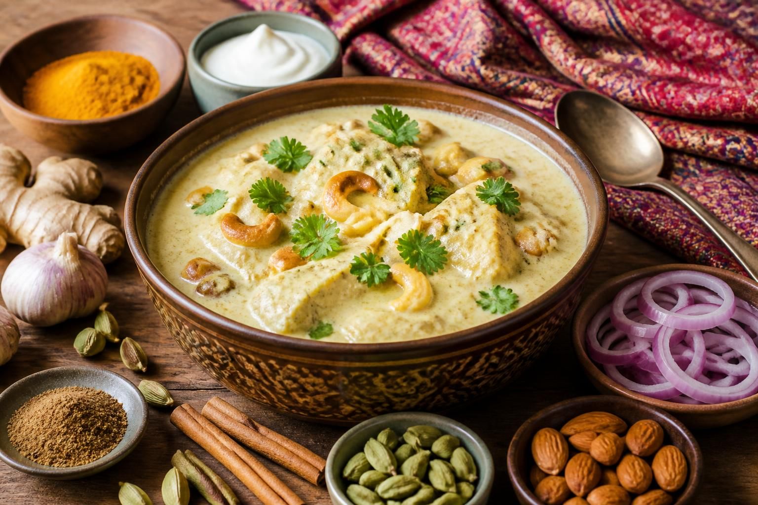 découvrez la recette authentique de la sauce korma indienne, ses ingrédients clés et nos astuces pour réussir un plat savoureux et parfumé à chaque fois.