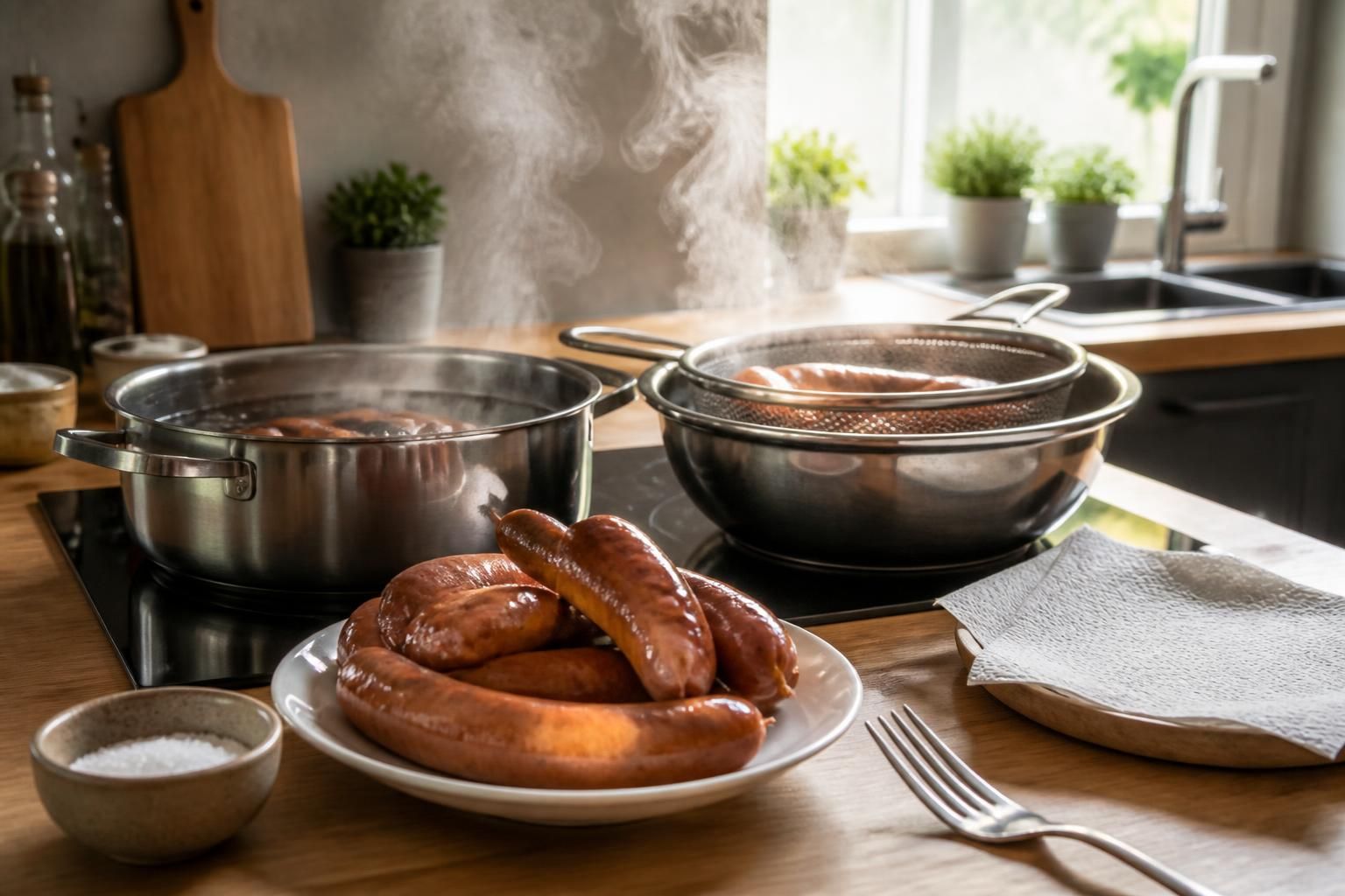 découvrez nos astuces pour réussir la cuisson des saucisses de montbéliard à l'eau ou à la vapeur, et obtenir un résultat savoureux et parfait à chaque fois.
