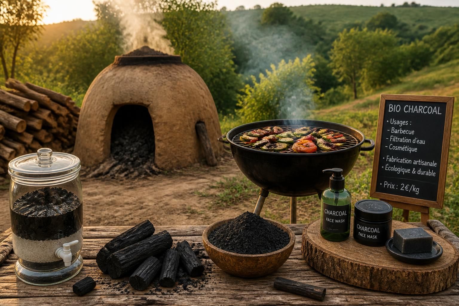 découvrez le bio charcoal, un charbon écologique : ses usages variés, sa fabrication durable et son prix abordable pour une alternative respectueuse de l'environnement.