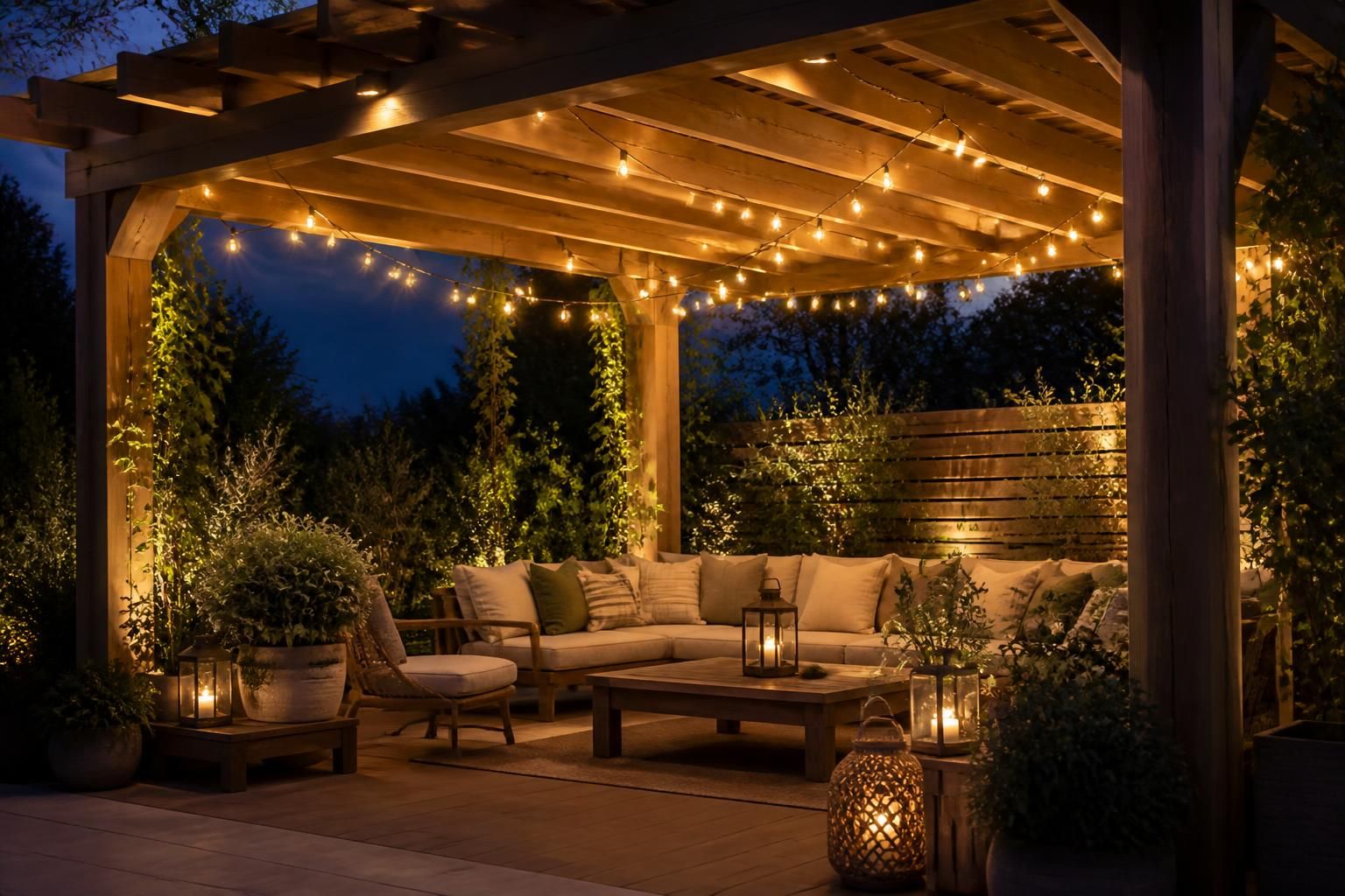 découvrez des idées lumineuses d'éclairage pour pergola en bois et sublimez votre espace extérieur avec style et fonctionnalité.