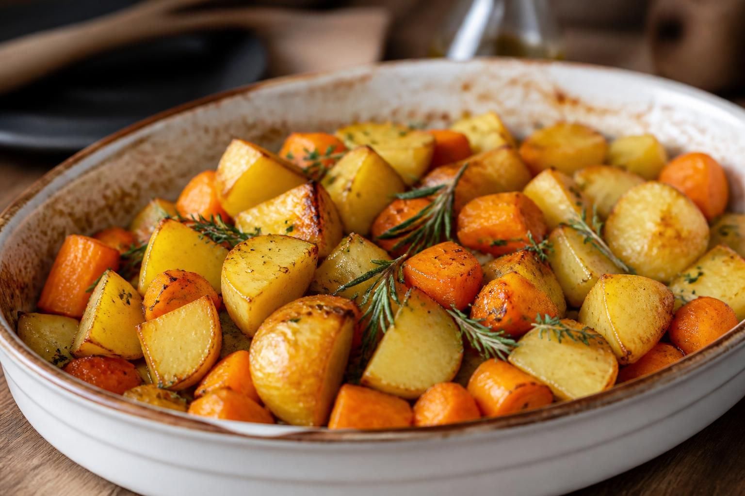 découvrez nos recettes savoureuses et fondantes de pommes de terre carotte au four, faciles à préparer pour un repas réconfortant et plein de saveurs.