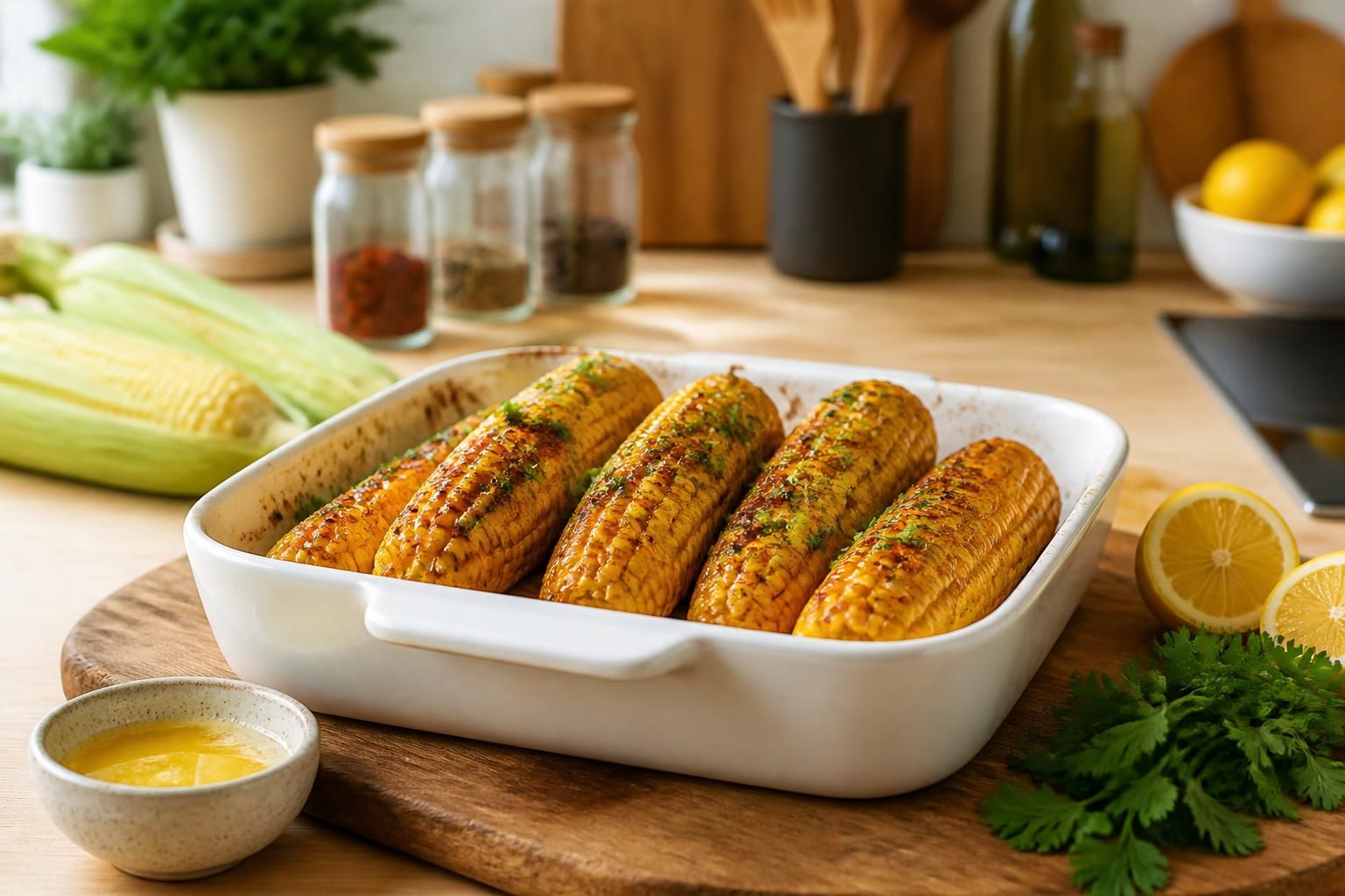 découvrez notre recette facile et savoureuse de maïs grillé au four, idéale pour un accompagnement gourmand et rapide à préparer.