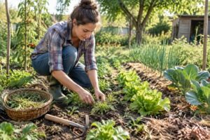 découvrez des méthodes naturelles et efficaces pour désherber votre jardin sans produits chimiques et préserver la santé de vos plantes.