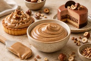 découvrez la recette du crémeux noisette, une garniture onctueuse et savoureuse pour sublimer vos tartes et entremets.