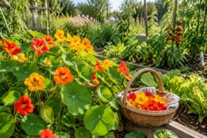 découvrez comment cultiver facilement des capucines au potager et profiter de leurs fleurs comestibles pour égayer vos plats.