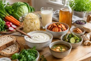 découvrez les bienfaits des probiotiques et les aliments fermentés à intégrer à vos repas pour soutenir l’équilibre de votre intestin.